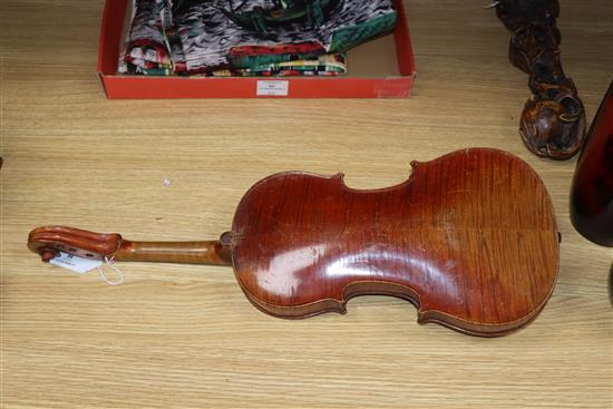 An early 20th century violin